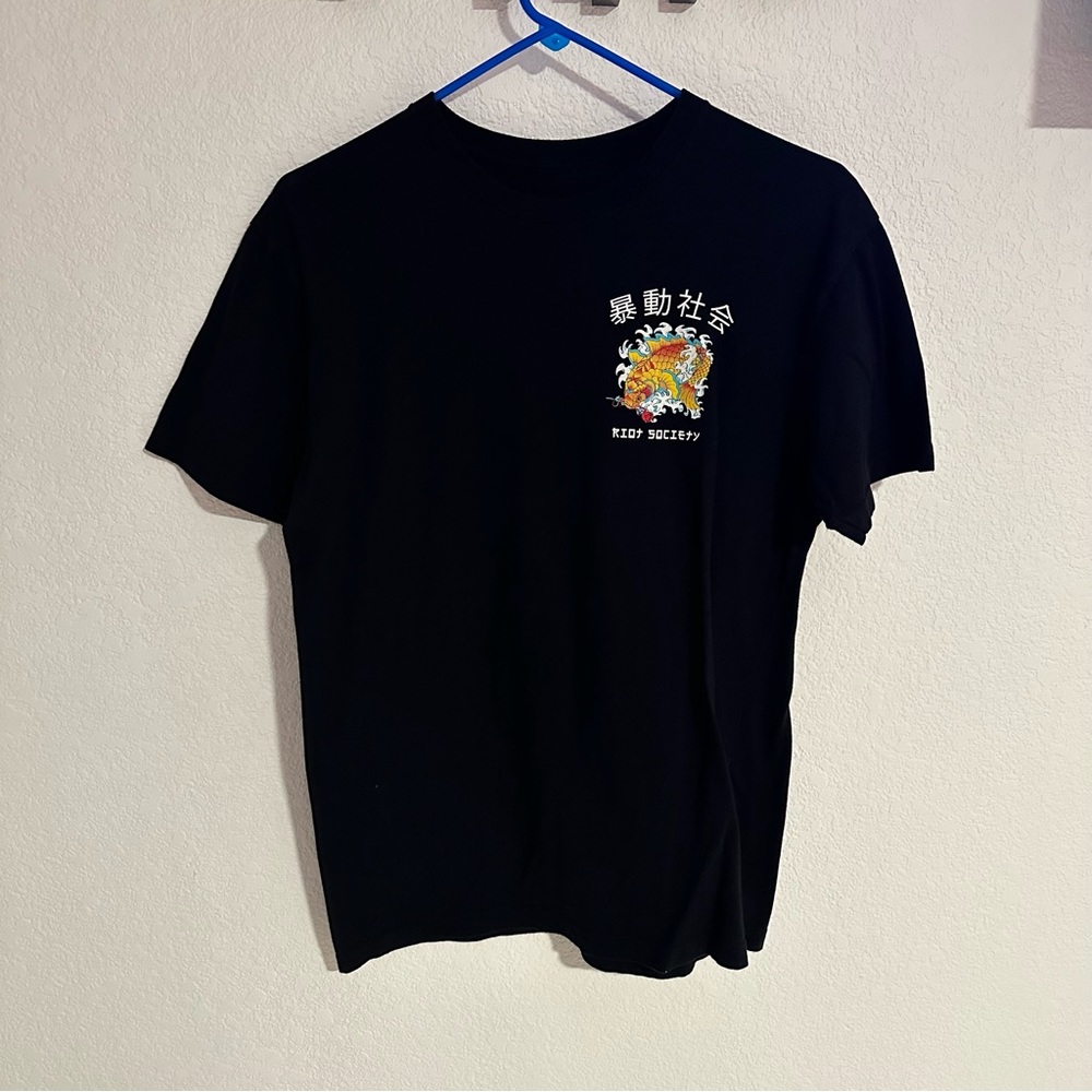 Riot Society Black Graphic T-shirt